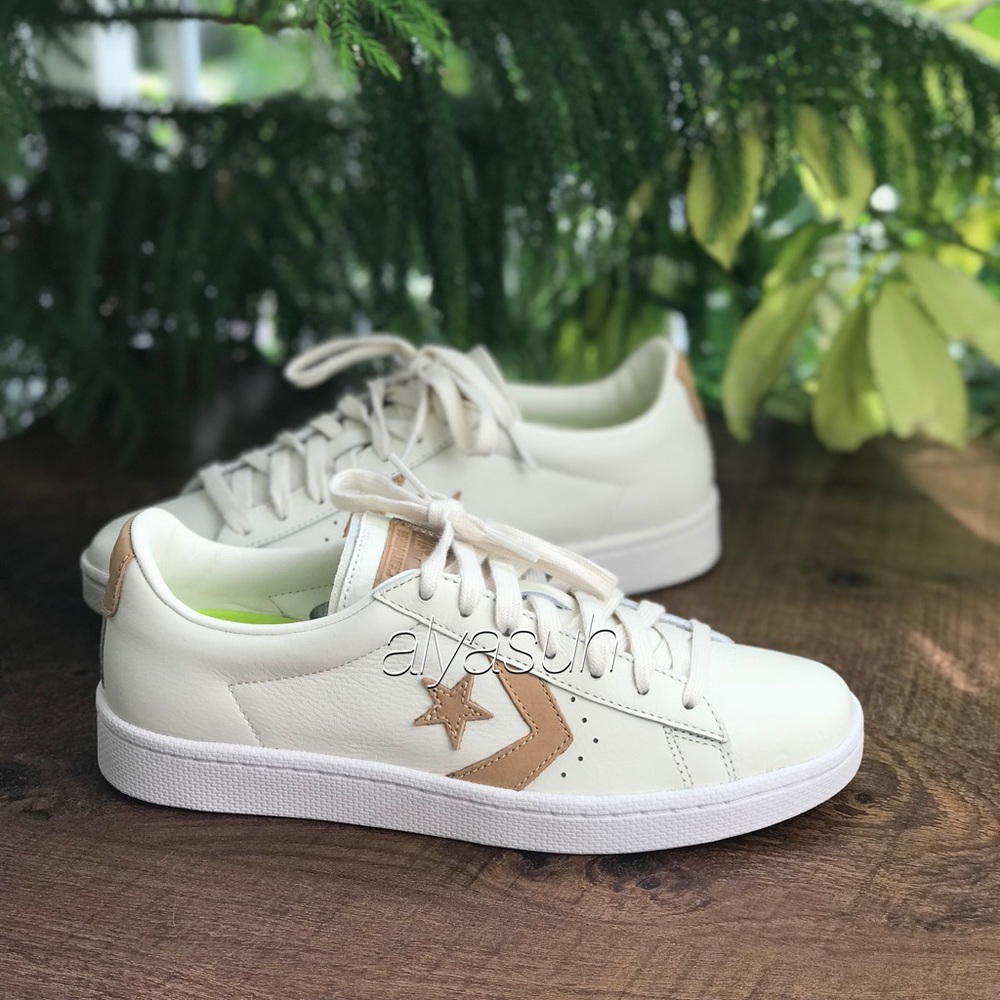 NWT Converse PL 76 OX Egret/Tan WMNS AUTHENTIC. - Picture 3 of 8